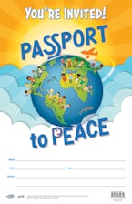 VBS 2022 Passport To Peace Invitation Poster